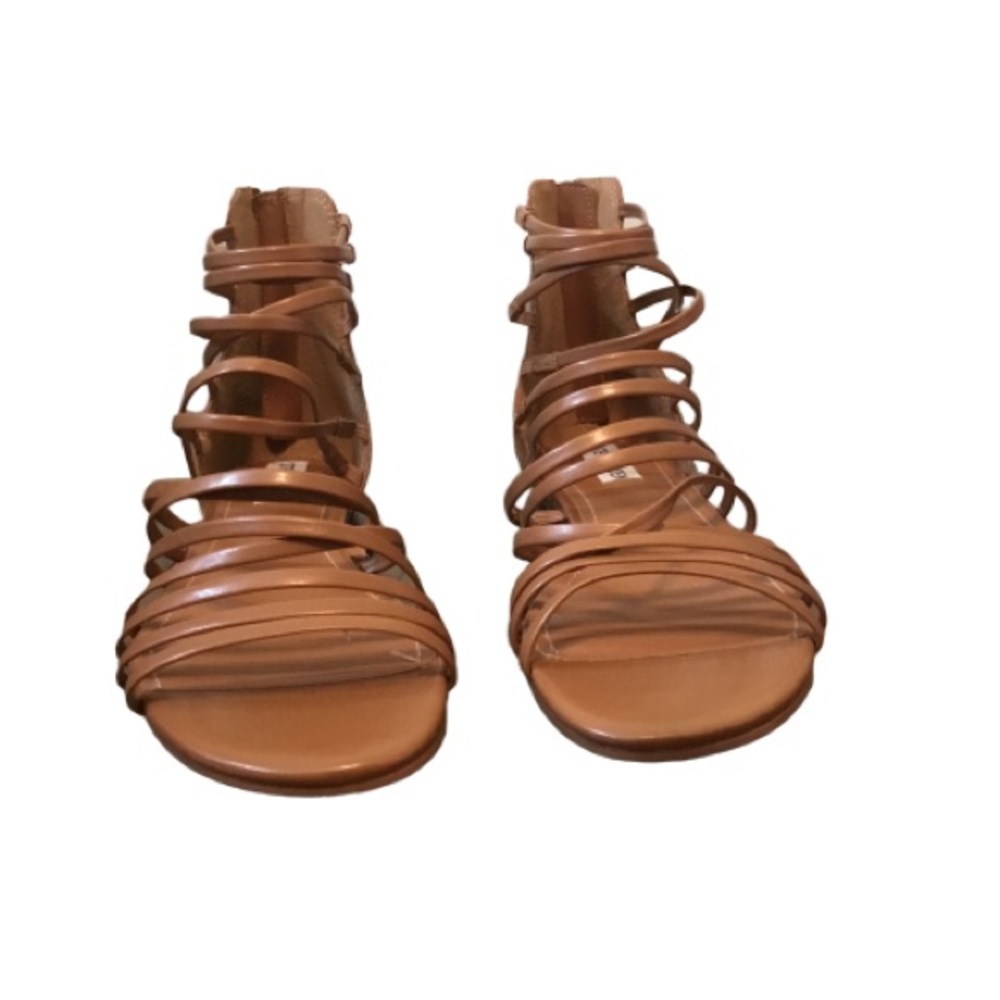 Steve Madden Tan Strappy Gladiator Sandals